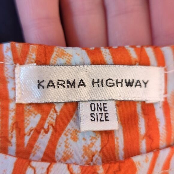 Karma Highway Adjustable Strap Ruffle Bottom Summer Dress OS - Picture 7 of 9